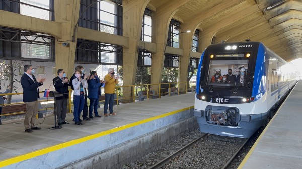 Comenzó la operación de los nuevos trenes para el servicio Victoria - Temuco